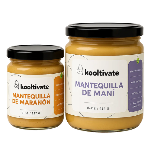 Dúo Mantequillas - Maní 16oz + Marañon 8oz